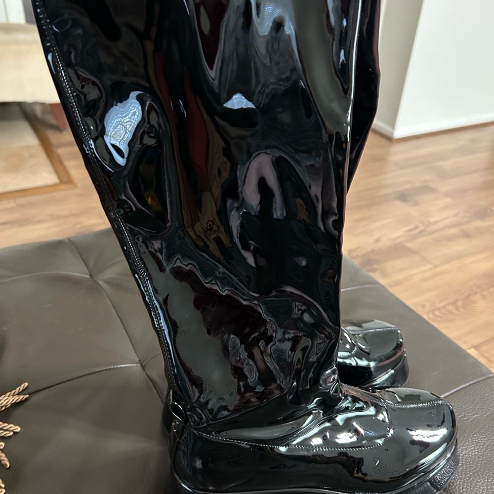 Circus by Sam Edelman Glossy Black Knee-High Boots - Picture 2 of 7